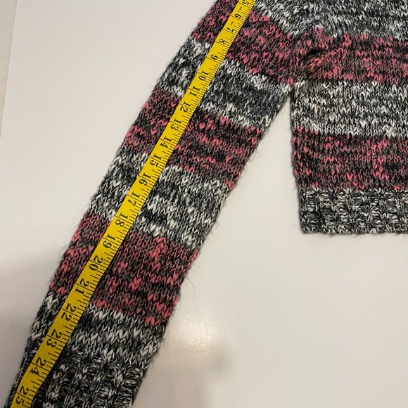 Wet Seal Women Stripped Multicolor Wool Blend  Knit Sweater - Picture 2 of 6